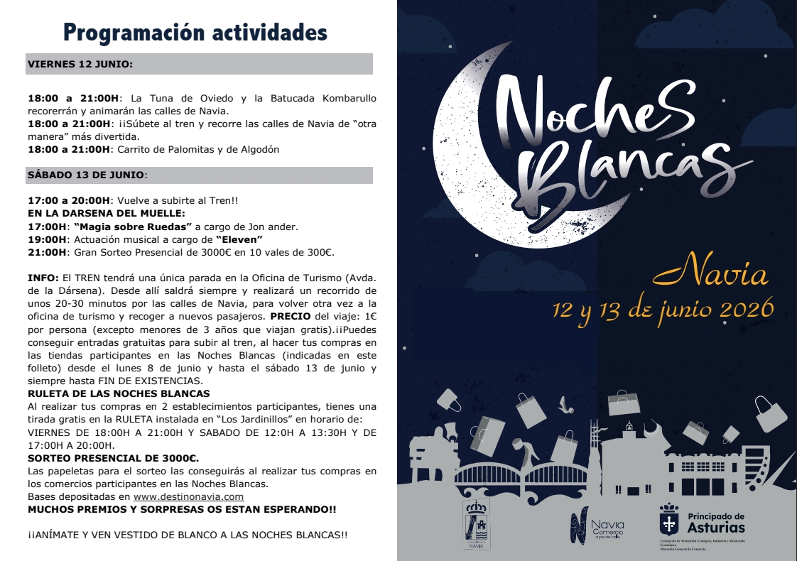 Cartel noches blancas navia 2026